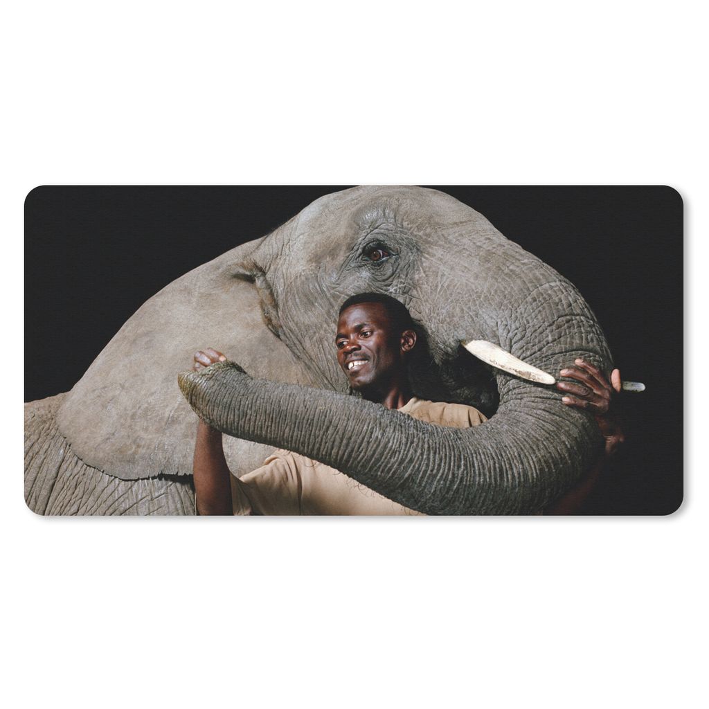 MuchoWow® Mauspad Mousepad Elefant - Männlich - Tiere - Produktbild 