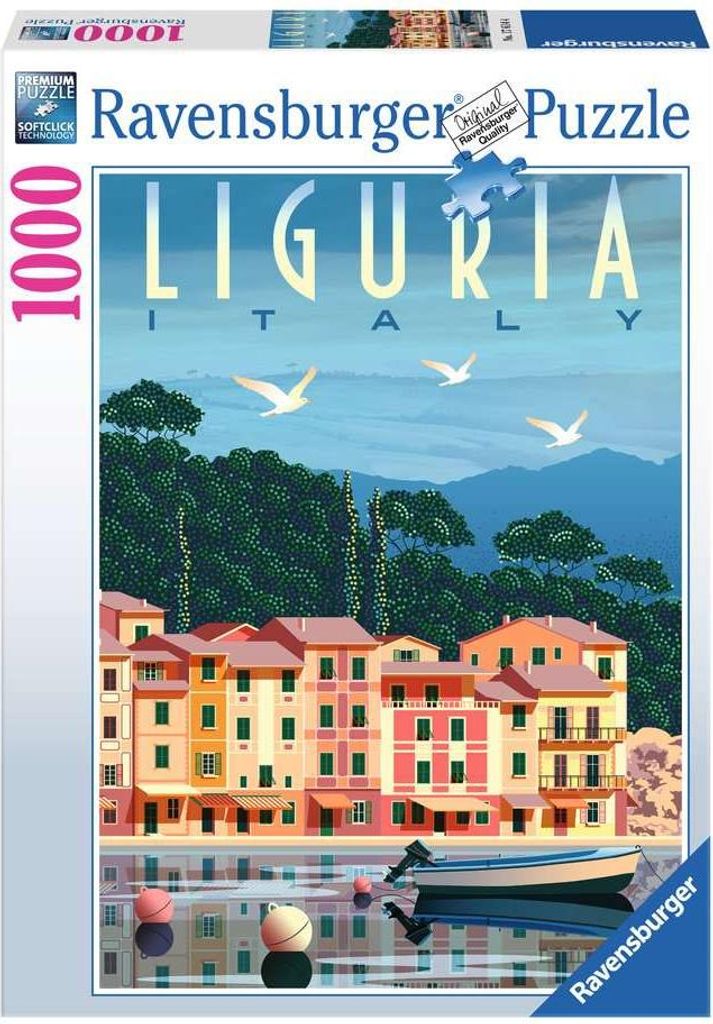 Ravensburger Puzzle Ligurien Italien - Landschaft Puzzle 1000 Teile