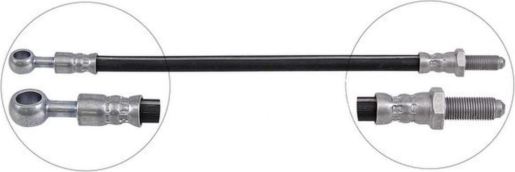 Bremsschlauch 300 mm BANJO 10.0 mm INN M10x1.0 A.B.S. für SUZUKI SAMURAI