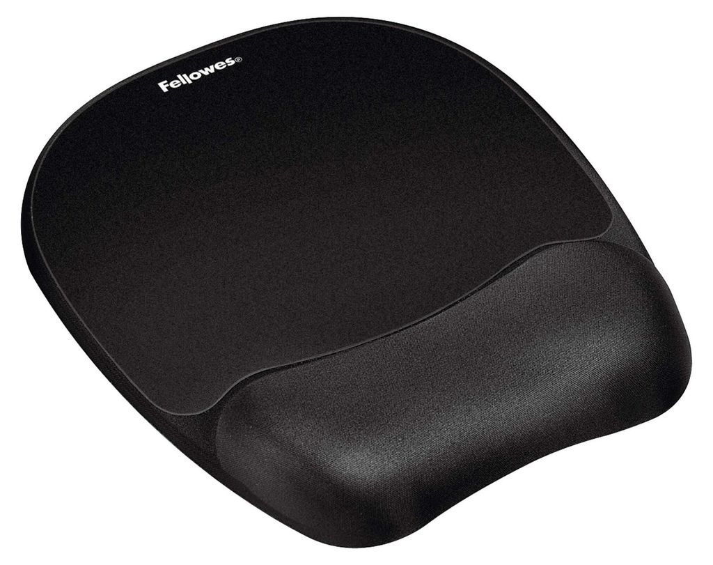 Fellowes Memory Foam Handgelenkauflage mit Mauspad sw Produktbild 