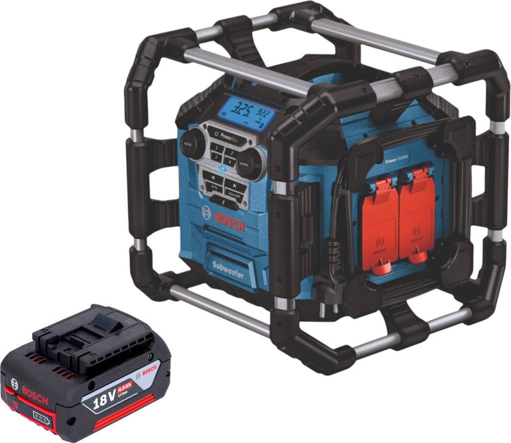 Bosch GPB 18V-5 C Professional Akku Radio 18 V Bluetooth + 1x Akku 4,0 Ah - ohne Ladegerät