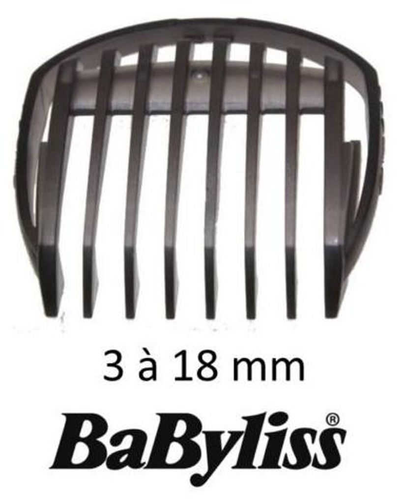 BaByliss pettine 3 - 18 mm rasoio tagliacapelli E709 E769 Immagine del prodotto 