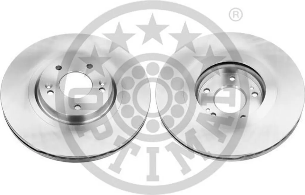 2x Disque de frein avant OPTIMAL BS-9222HC pour Hyundai Santa Fé II 321mm