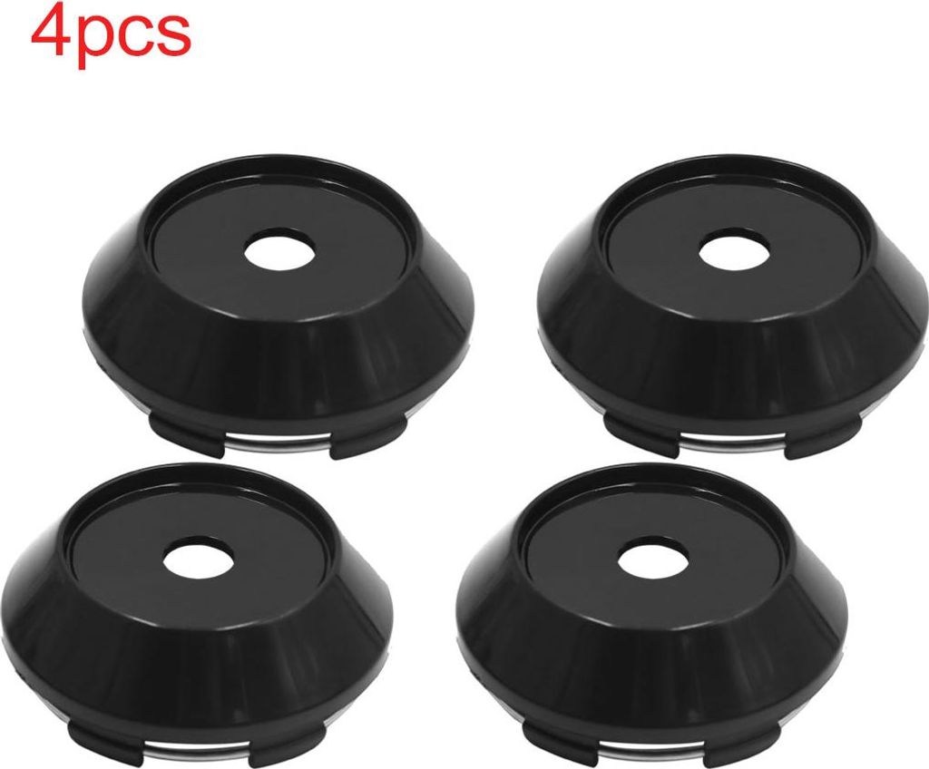 4Stk.Autorad Reifenmitte Radkappen Abdeckungen Beschützer 67mm Schwarz DE de