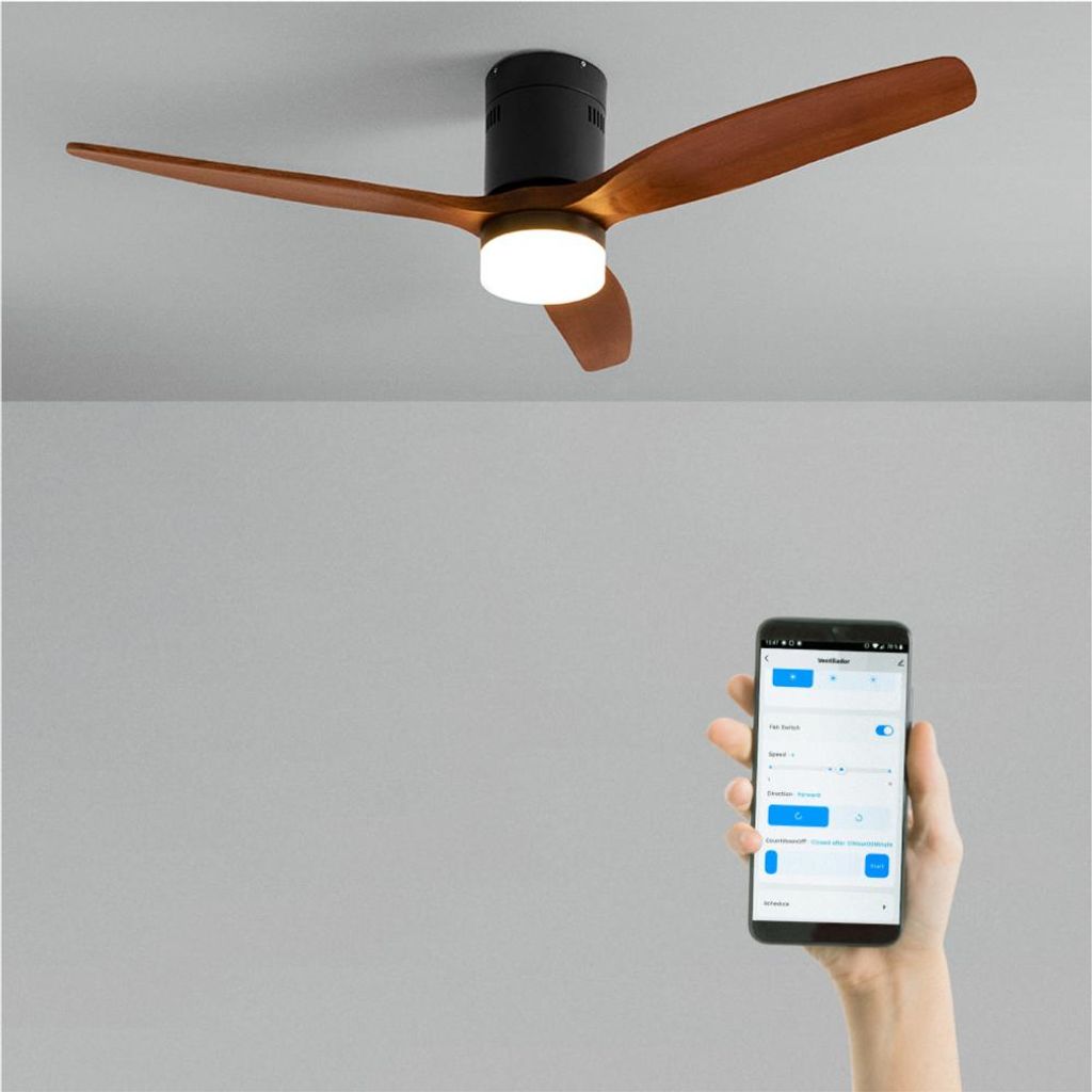 CREATE - WIND CALM - Leiser Deckenventilator 40W mit Produktbild 