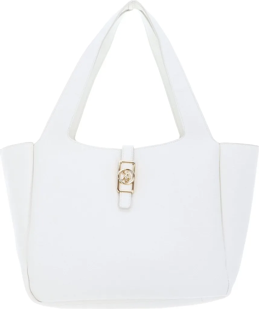 U.S. Polo Assn. Sun Faded Shopping Bag Cream White - Borsa Donna