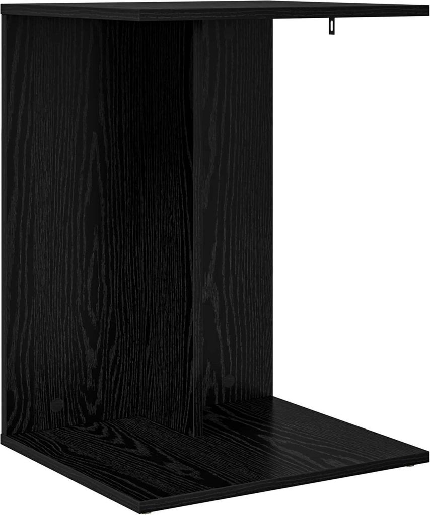 Beistelltisch Schwarz Eichen-Optik 45 x 40 x 62,5 cm