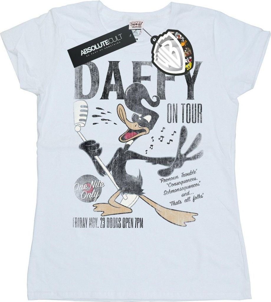 Looney Tunes - T-Shirt für Damen BI27042 (S) (Weiß)