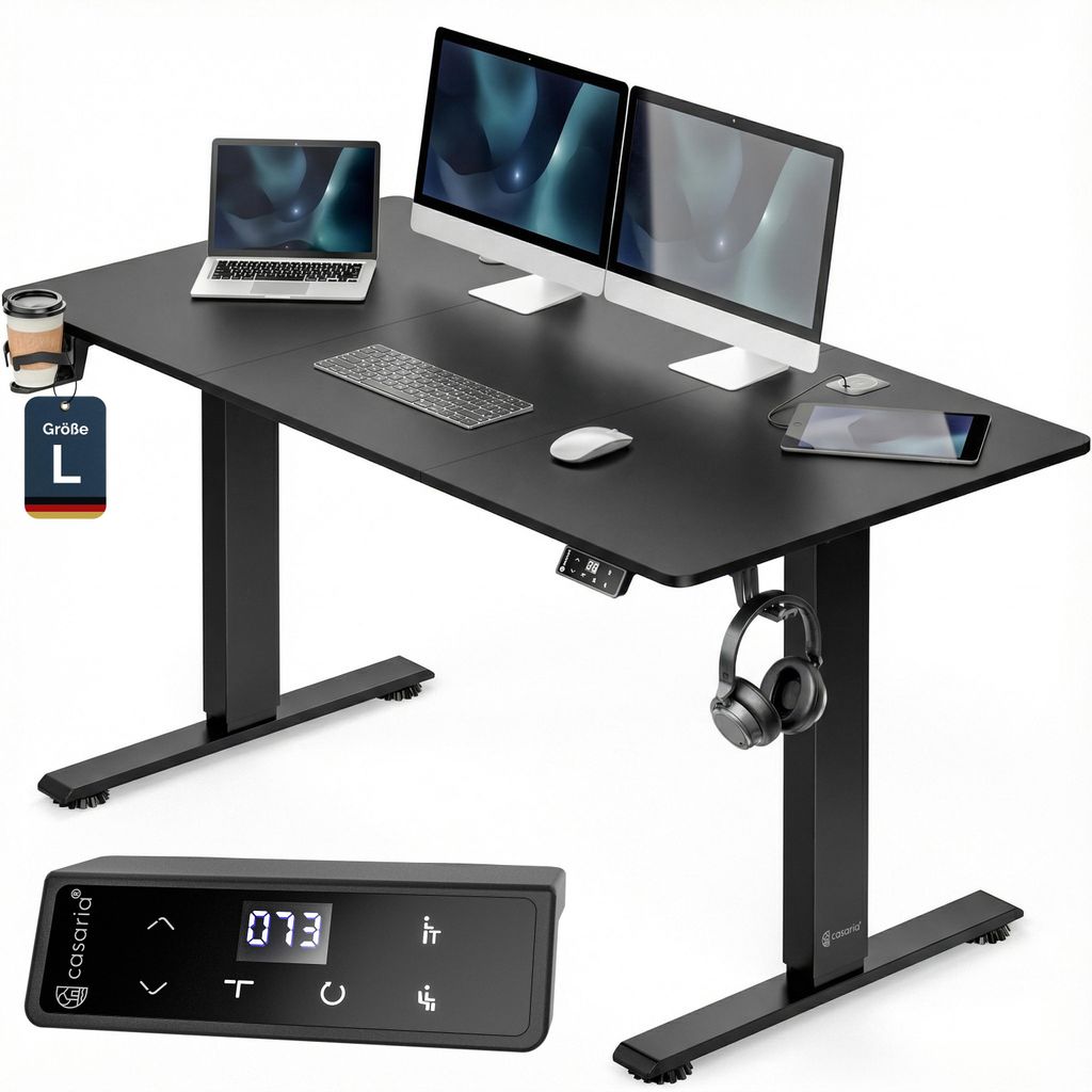 CASARIA® Bureau électrique réglable en hauteur aspect Image du produit 