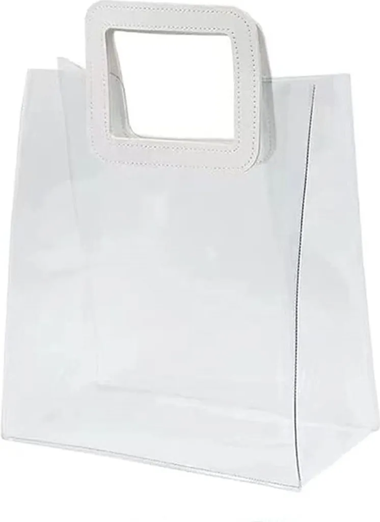Borsa INF Trasparente in PVC per Regali - Resistente e Impermeabile