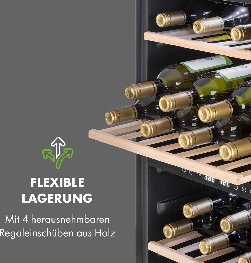 Klarstein Weinkühlschrank, Getränkekühlschrank Schmal, Produktbild 8