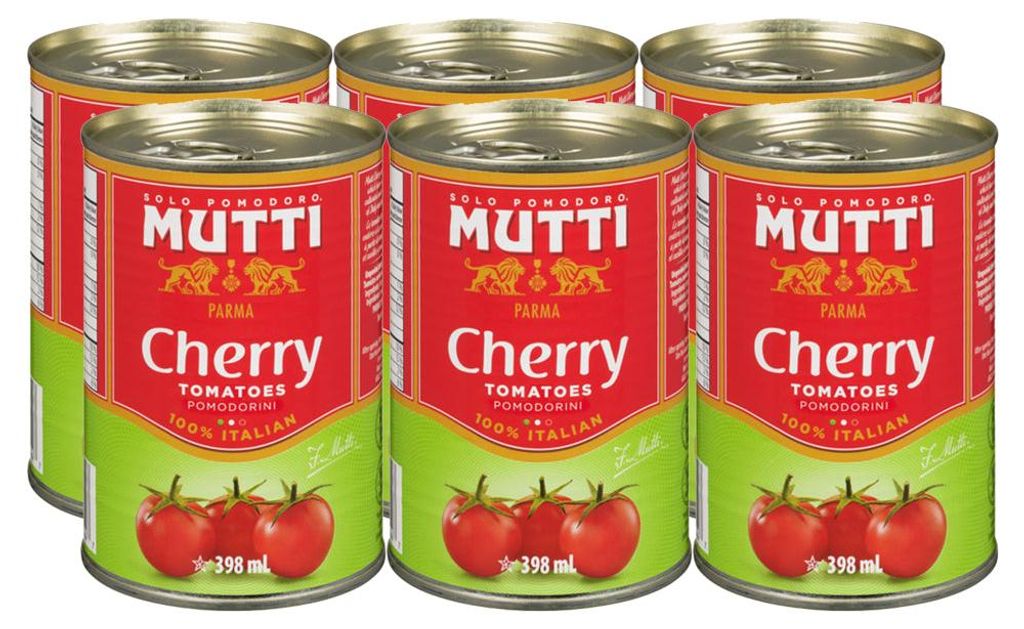 Mutti Cherry Tomaten 6 x 400 g – Sonnengereifte Produktbild 