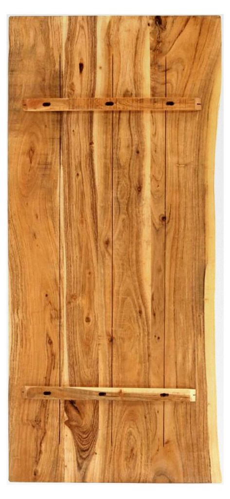 Waschtischplatte aus massivem Akazienholz, 114 x 52 cm, poliert