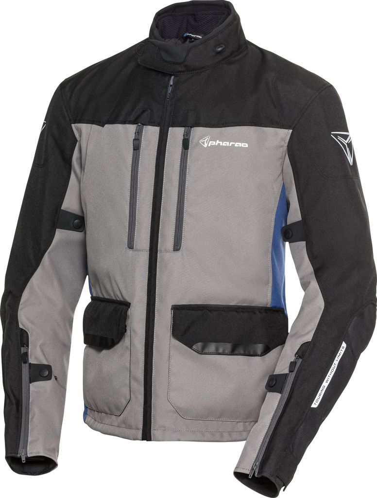 Pharao Skeen WP Textiljacke - Wasserdicht, Atmungsaktiv, Mit Protektoren