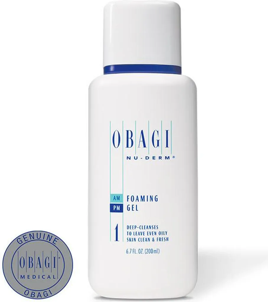 Dites adieu au sébum avec le gel nettoyant moussant NU-DERM 198 ml INTL