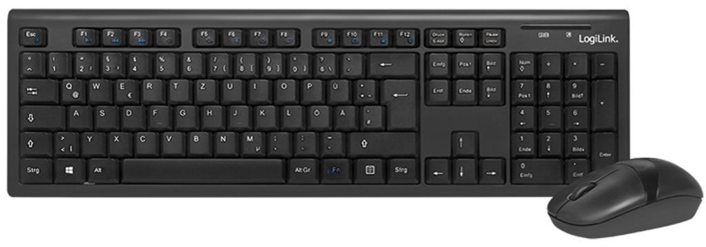 LogiLink Desktop Set kabellos 66 Kanäle weiß Produktbild 