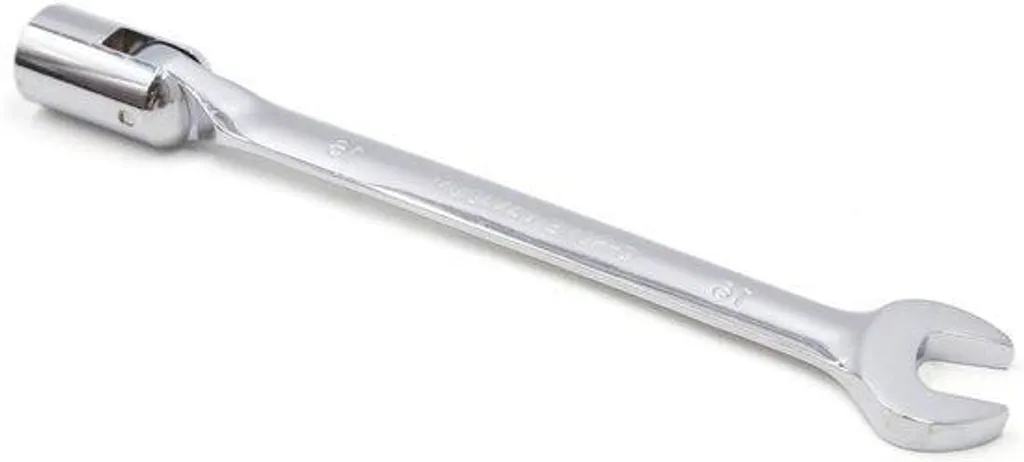 Clé mixte à tête pivotante flexible en acier chrome vanadium de 12mm