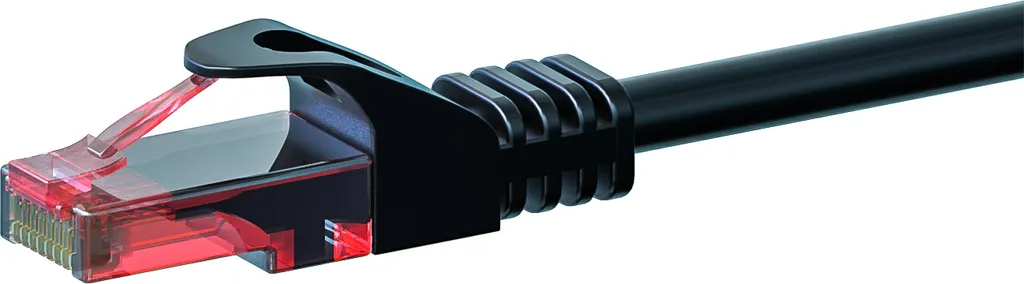 Cavo di Rete CAT6 0,25m Nero U/UTP 100% Rame Puro | Alta Qualità