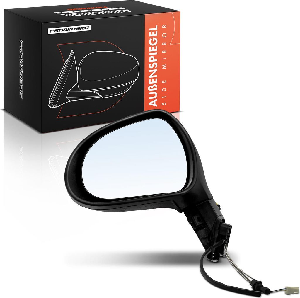 Frankberg 1x Außenspiegel Links für Peugeot 207 207 CC 207 SW WA WC WD WK 1.4L 1.6L 2006-2015