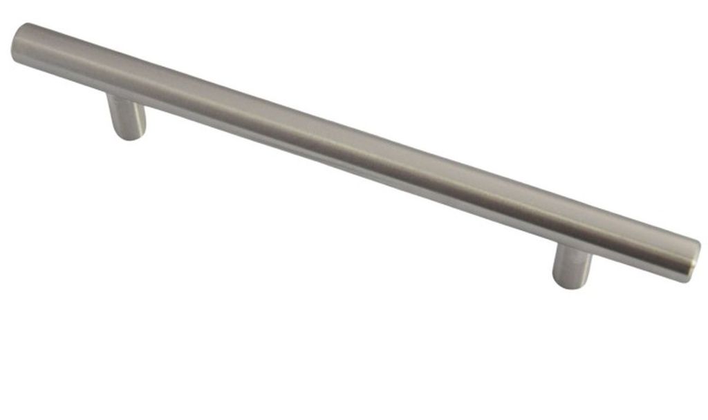 Möbelgriff BA 128mm, massiver Edelstahlgriff, Küchengriff