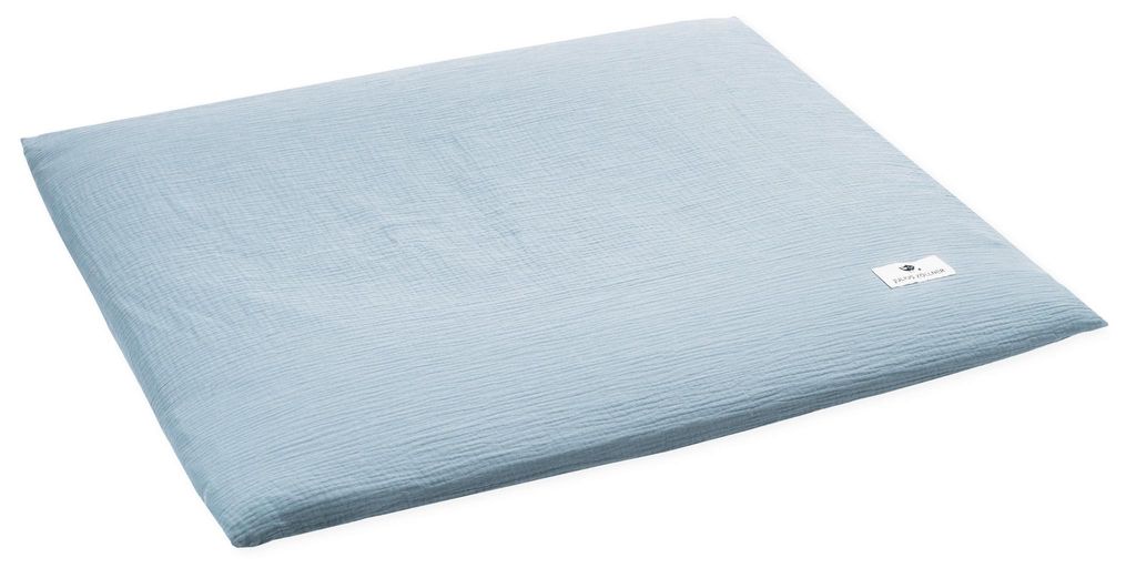 Julius Zöllner Überzug Wickelauflage Musselin denim 75/75 Produktbild 