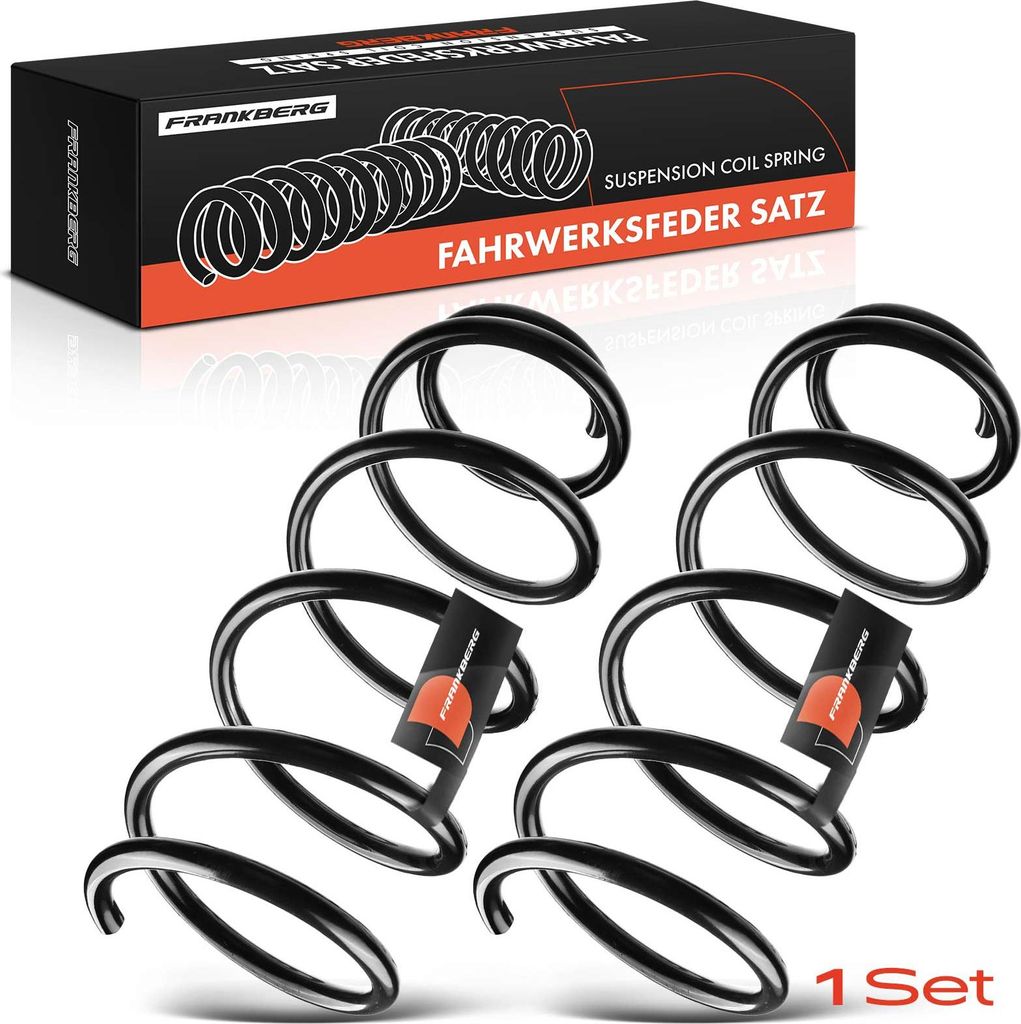 Frankberg 2x Fahrwerksfeder Vorderachse für Ford Tourneo Transit Connect P65 P70 P80 2002-2013