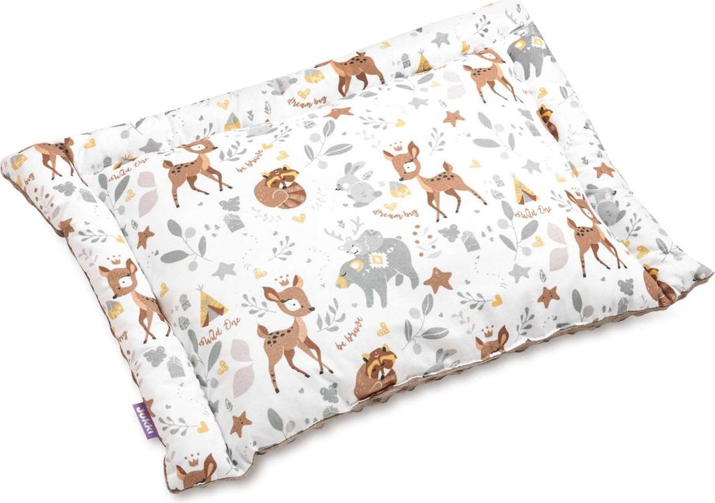 Magical Woodland & Mokka Minky Doppelseitiges Kinderkissen 40 x 60cm