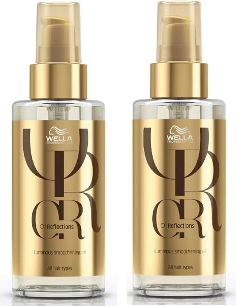 Huile de Soin Capillaire Wella Oil Reflections 100ml Duo pour Briller