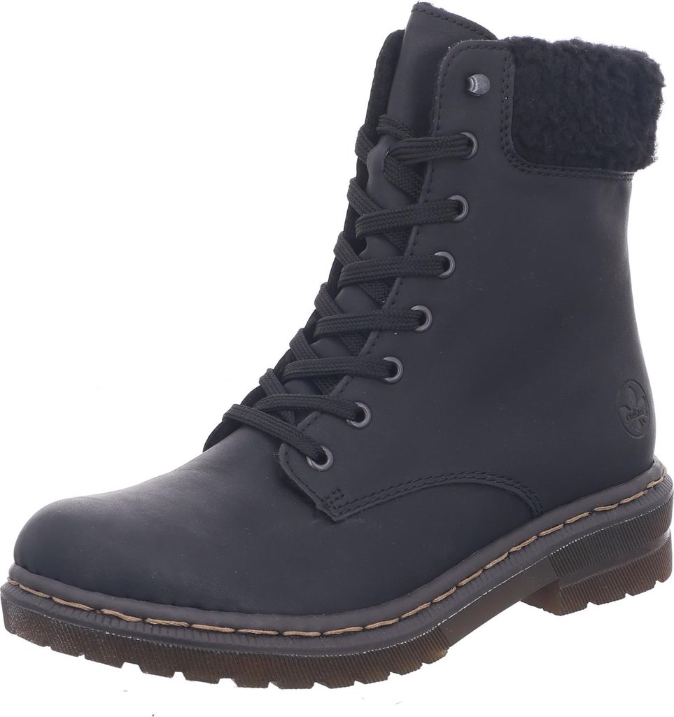 Rieker Schnürstiefeletten Damen 32303937313630 Schwarz 39 EU