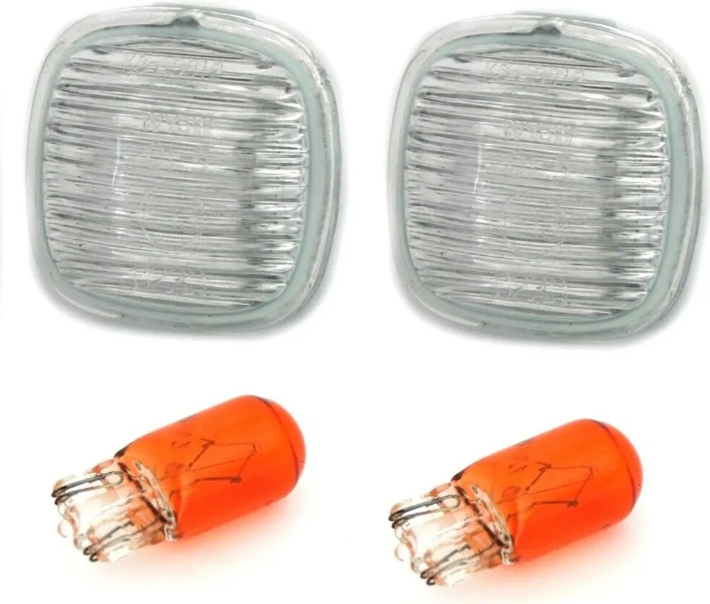 2x Indicatori Frecce Bianche Skoda Fabia Octavia 1U Ricambio Estetico