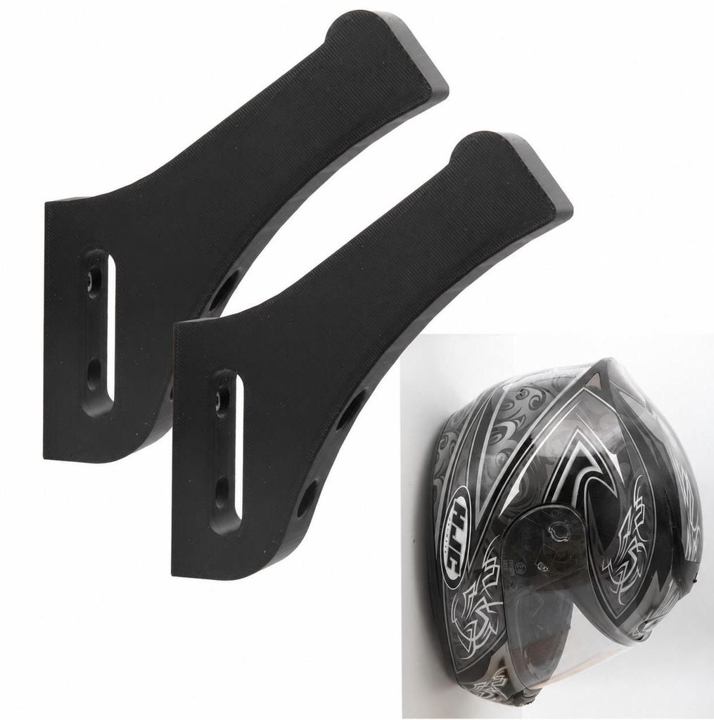 2x Helmhalter Helm Halter Helmhaken Wandhalterung Produktbild 