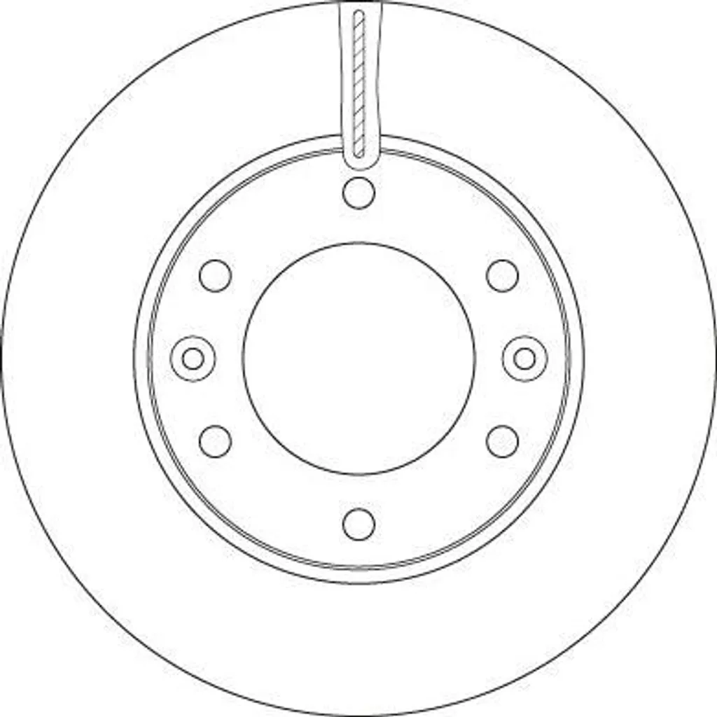Disque de frein TRW anti-vibration et sifflement pour Hyundai H-1