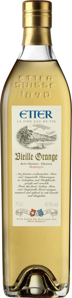 Etter Söhne AG Distillerie Zug Etter Vieille Orange 40% vol NV Obstbrand ( 1 x 0.7 L )
