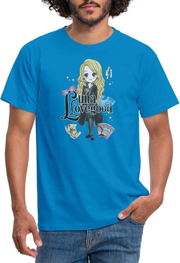 Spreadshirt Harry Potter Luna Lovegood Männer T-Shirt, XXL, Royalblau