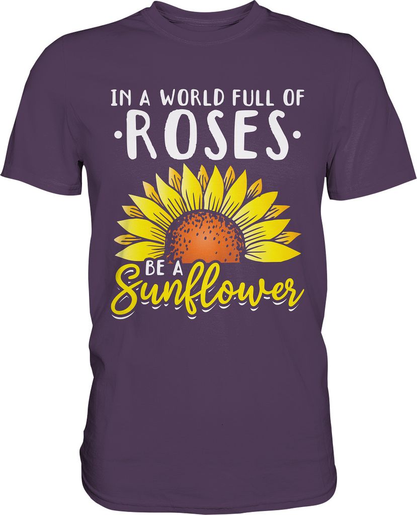 Sonnenblumen Motivation T-Shirt Gärtner Geschenk – Urban Produktbild 