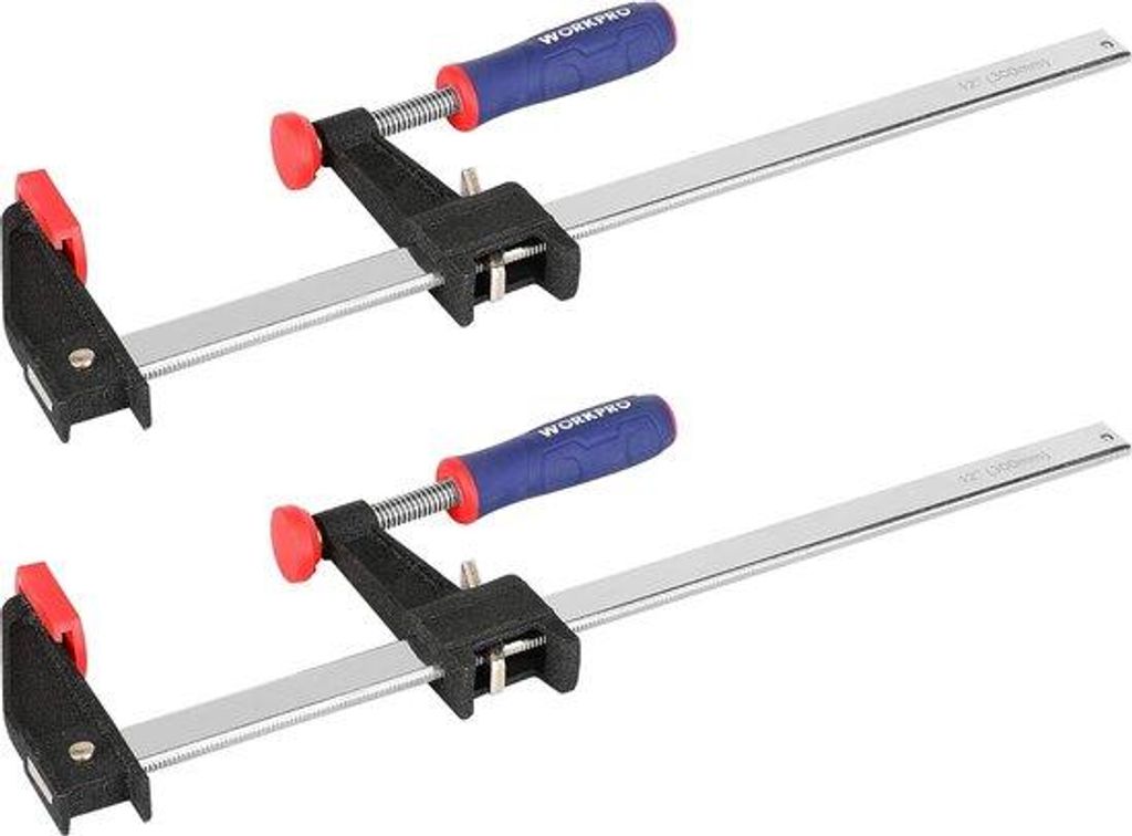 Scharnierklemmen-Set aus hochwertigem Stahl und Nylon, 2-teilig, 300 mm Spanwinkel, schnelle Verriegelung, 272 kg Zugkraft, 80 mm Tiefe