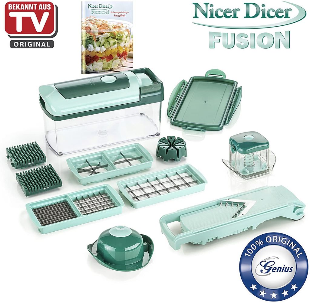 Genius Nicer Dicer Fusion 13 pz. menta Immagine del prodotto 