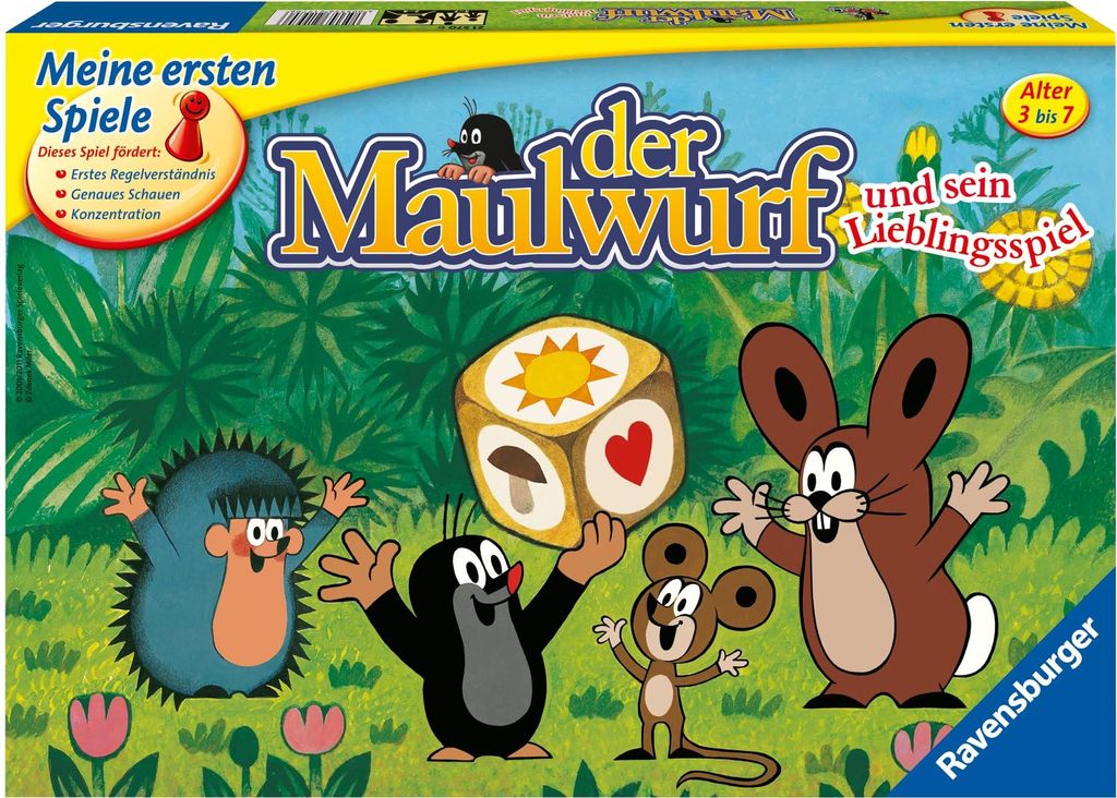 Ravensburger Der Maulwurf und sein Lieblingsspiel, Gra Zdjęcie produktu 