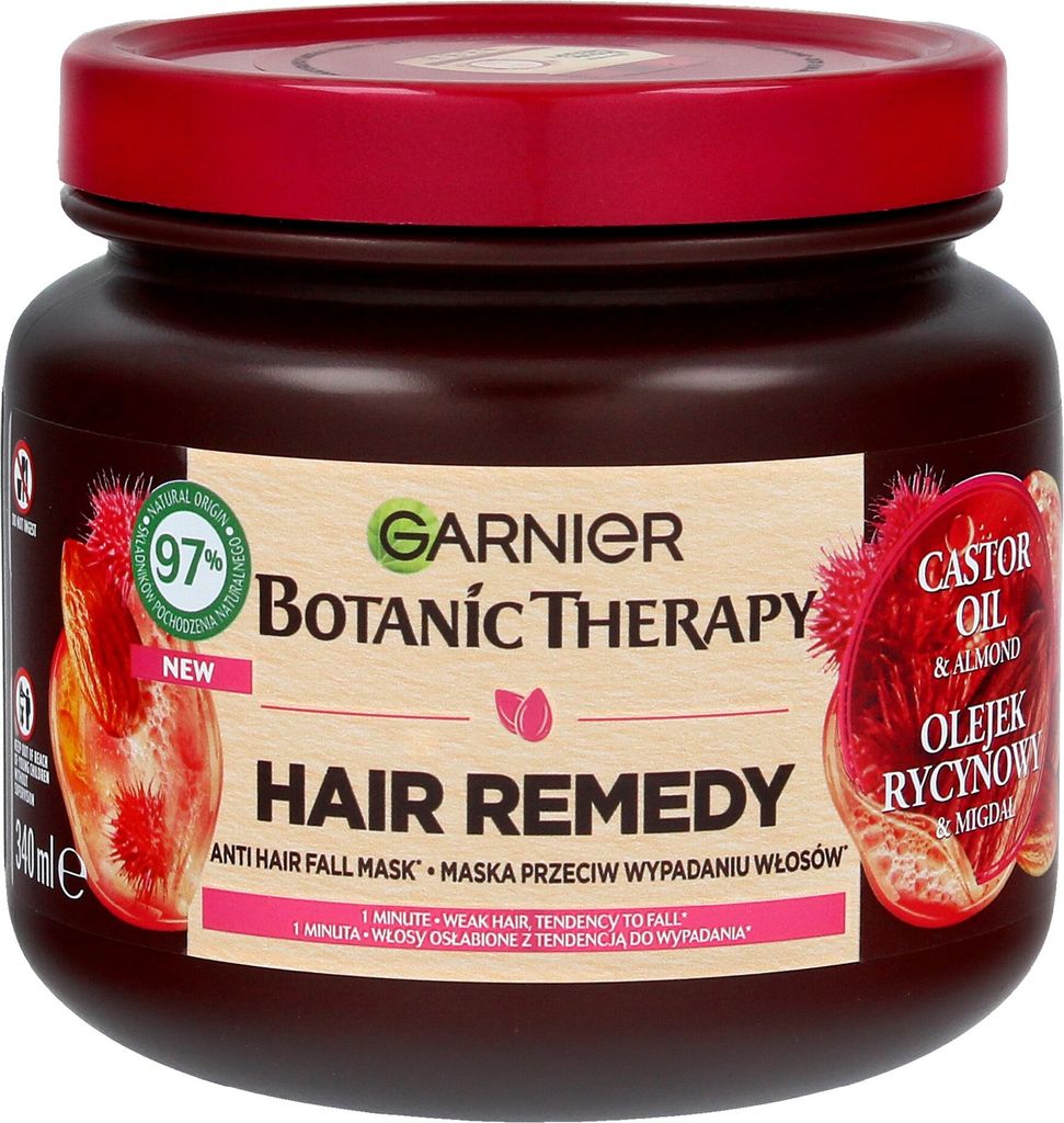 Garnier Botanic Therapy Maska do włosów Castor Oil 340 ml