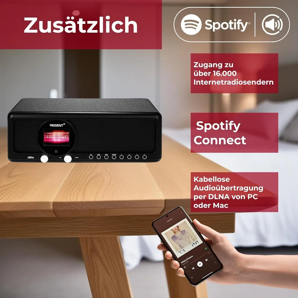 Poste de radio Internet DAB+ Ferguson Regent i351S avec Bluetooth - 8