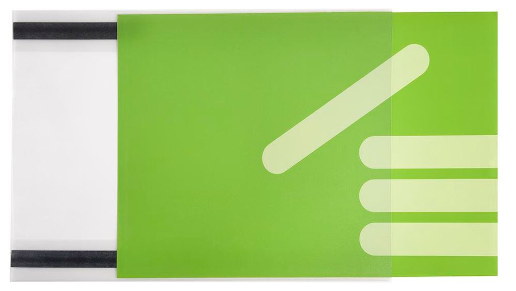 10 Stück DIN A3 Querformat Sichttasche / Infotasche /Plakathalter im Hochformat, magnetisch - Zeigis