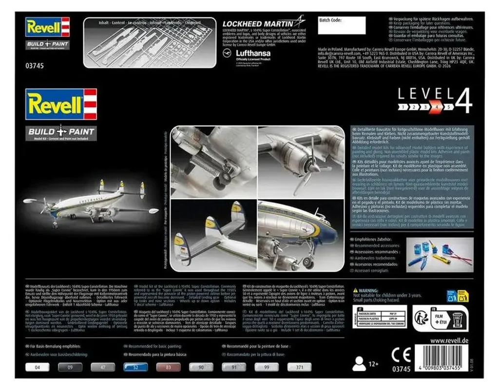 Maquette d'avion à construire Lockheed L-1049G Super Constellation - 3