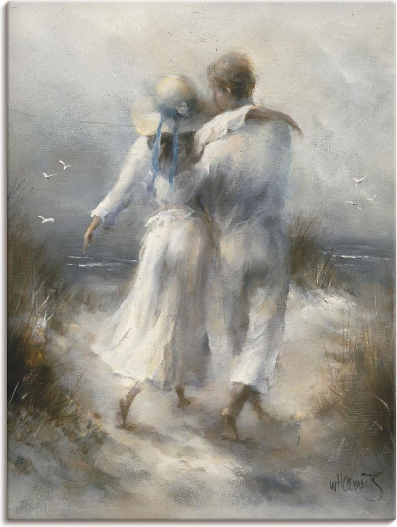 ARTland Leinwandbild Romantik Größe: 45x60 cm