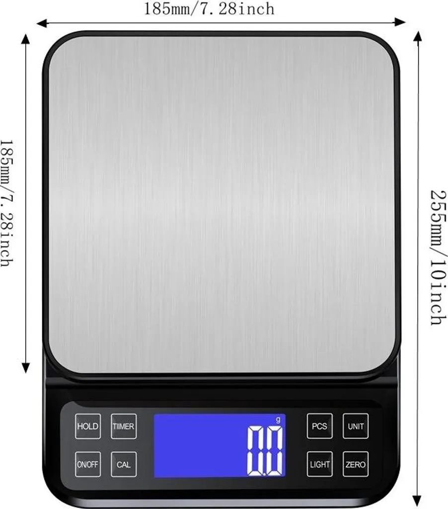 Bilancia Cucina INF 15kg USB Ricaricabile - Elegante e Precisa - 2