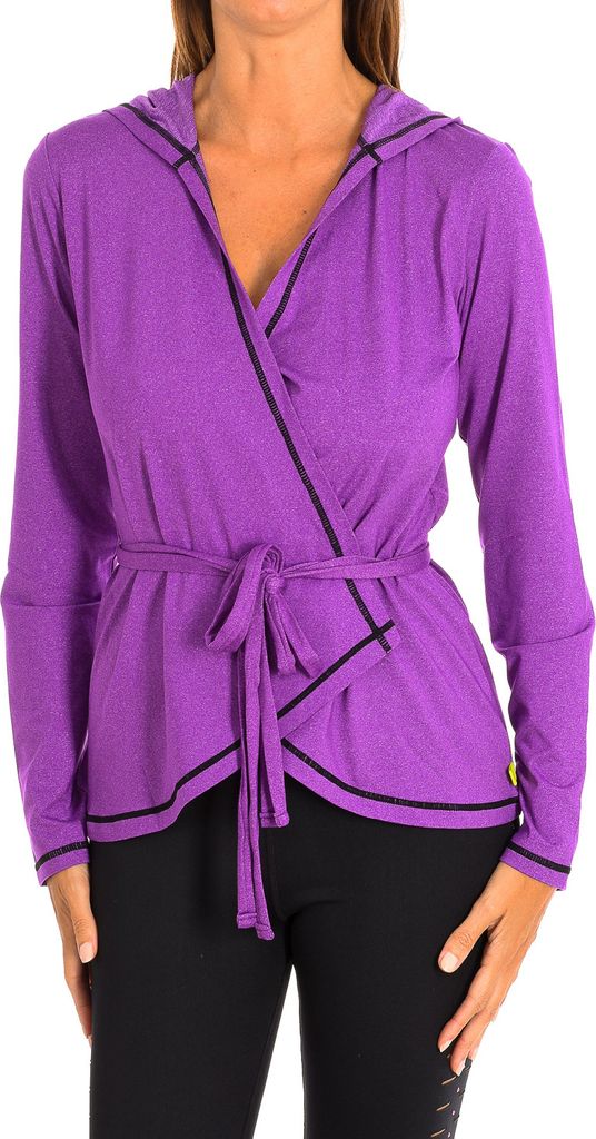 Zumba Damen Langarm-Sportjacke mit Kapuze Z1T00503