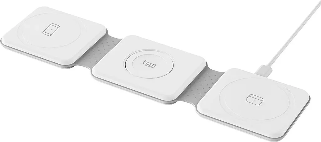 Stazione Ricarica Jaym 3-in-1 MagSafe Bianco | Domotica e Comfort