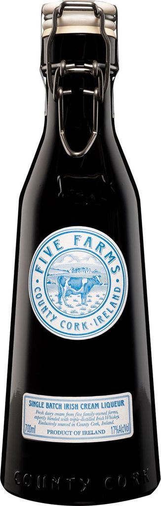 Five Farms Single Batch Irish Cream Liqueur 17% vol NV Produktbild 