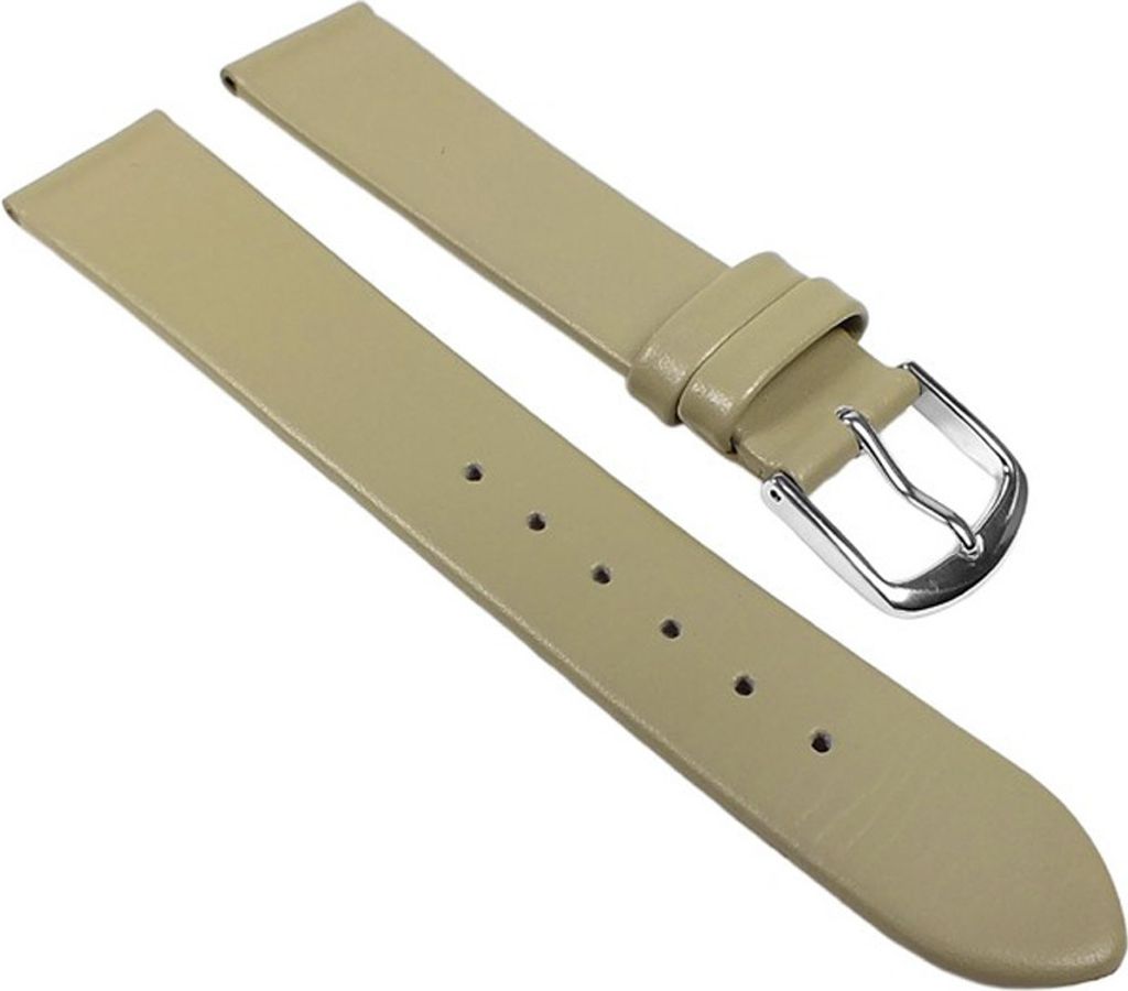 Eulit Dolly Uhrenarmband Kalbleder beige seidenmatt Produktbild 