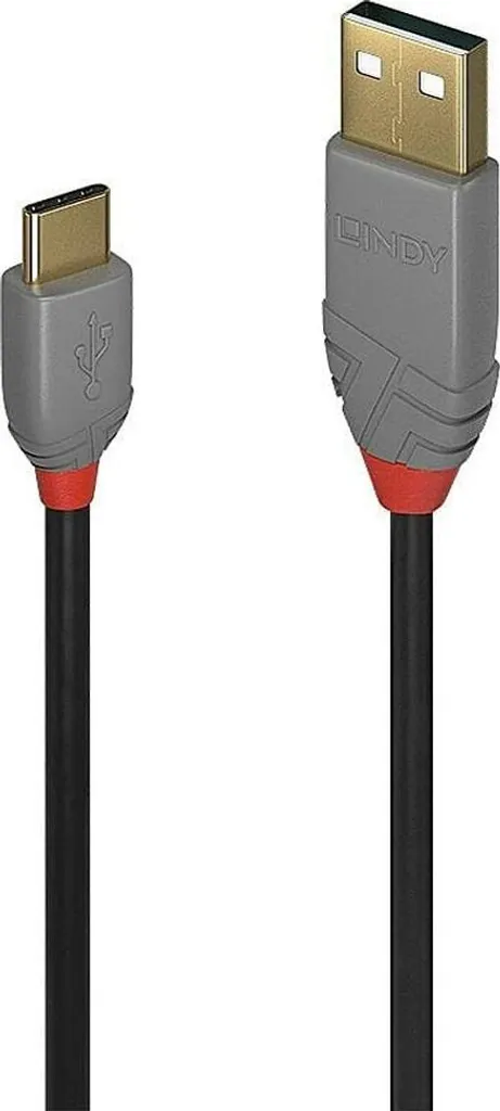 Lindy Anthra Line 0.5m USB 2.0 A-C | Integrità Segnale AV