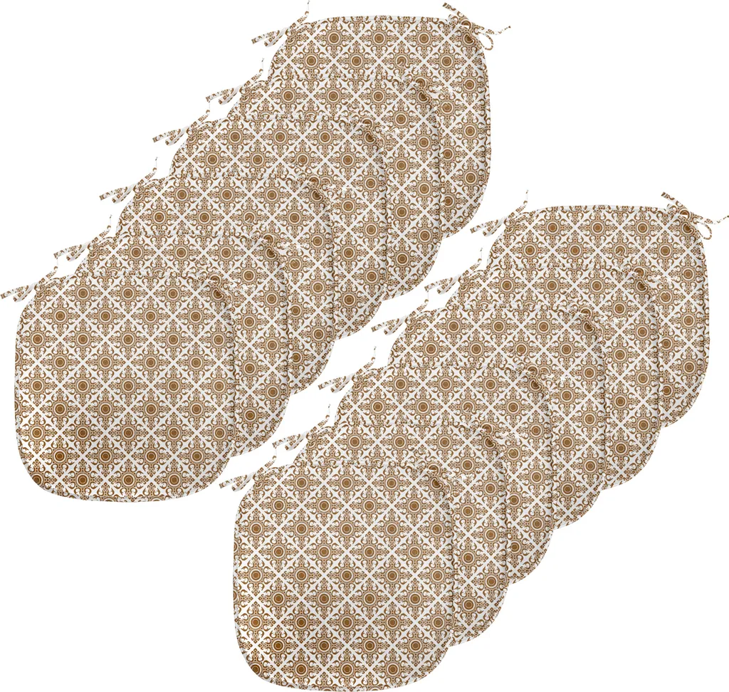Offerta Set 12 Cuscini Sedie ABAKUHAUS 40x40 Impermeabili Etnici
